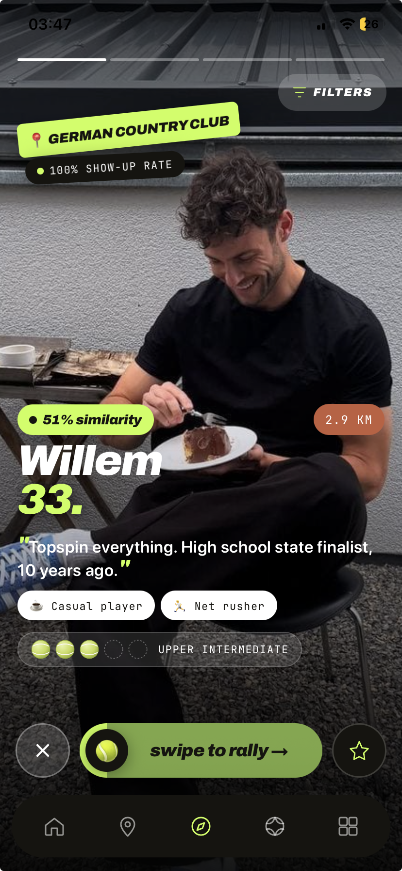 Pulse Discover screen